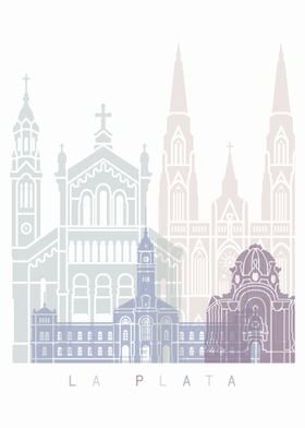 La plata skyline poster