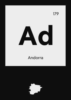 Andorra Country Map