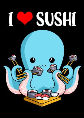 Kawaii Octopus Sushi Lover