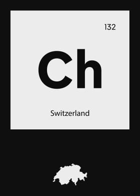 Switzerland Country Map