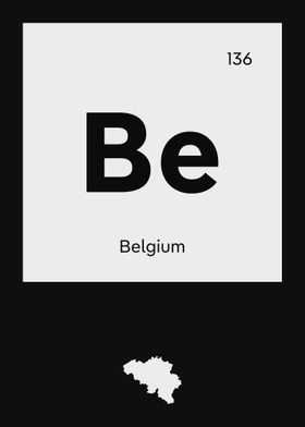 Belgium Country Map