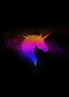 Unicorn silhouette