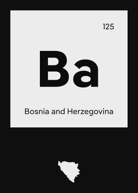 Bosnia Country Map