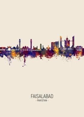 Faisalabad Skyline