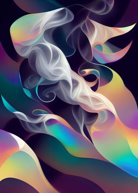 Iridescent Smoke I