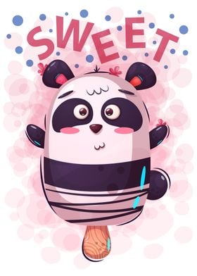 Sweet Cute Baby Panda