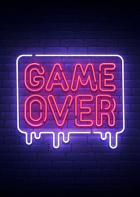 Game Over Neon