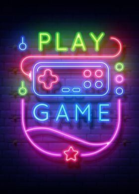 Play Game Neon