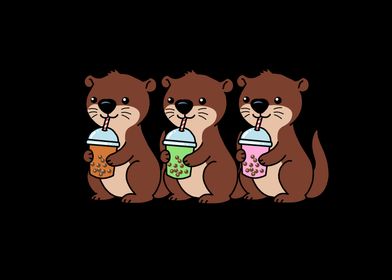 Otter Gift Boba Bubble Tea