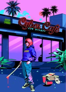 Cyber Cafe Girl