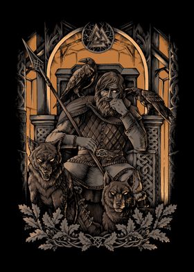 Valhalla Odin Viking Norse