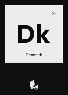 Denmark Country Map