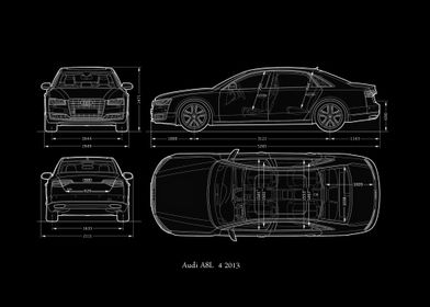 Audi A8L  4 2013