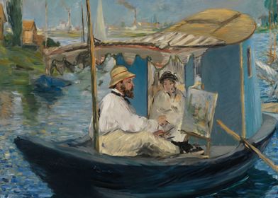 Claude Monet Painting 1874