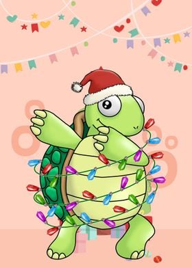 Dabbing Turtle Xmas