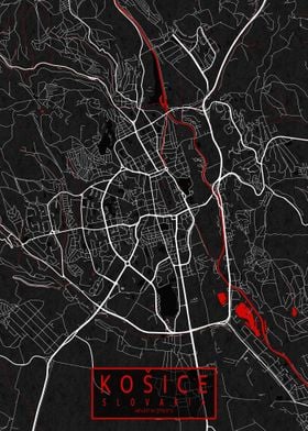 Kosice City Map Oriental