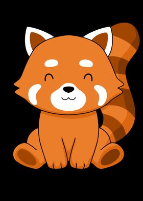 Kawaii Red Panda Gift Kids