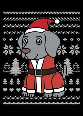 Weimaraner Christmas