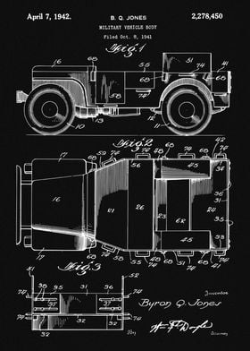 Military Car Patent