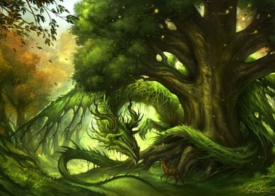 Green Forest Dragon