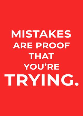 MISTAKES