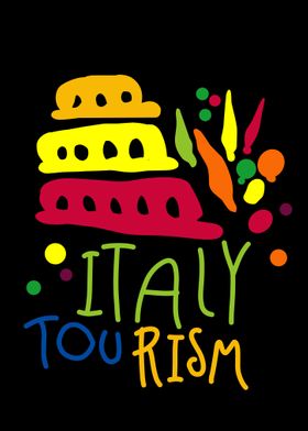 italy tourism popart