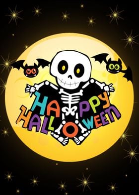 Happy Halloween skeleton