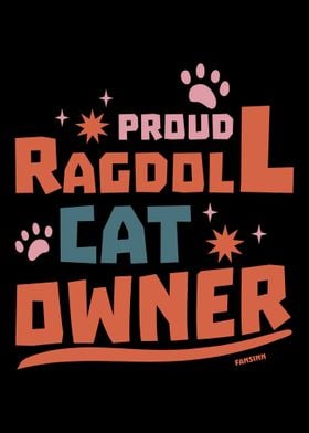 Proud Ragdoll cat owners