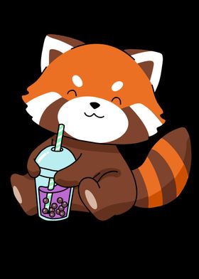 Bubble Tea Red Panda Boba