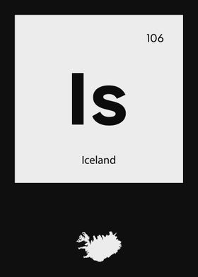 Iceland Country Map