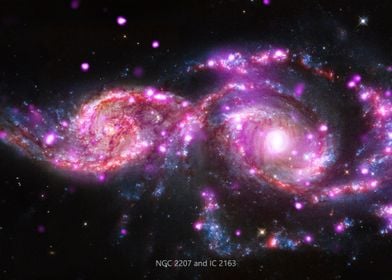 NGC 2207 and IC 2163