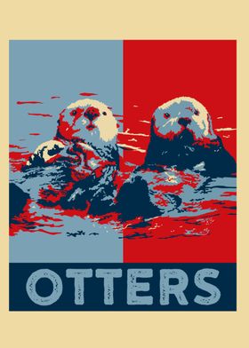 Vintage Otter Lover Retro