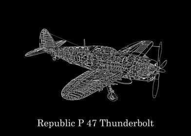 Republic P 47 Thunderbolt 