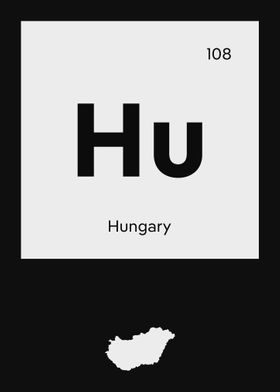 Hungary Country Map