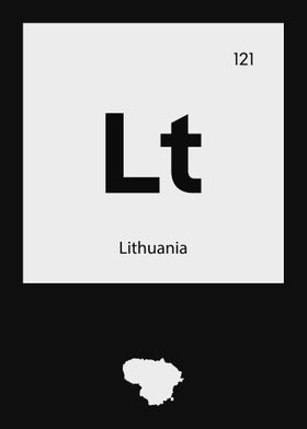 Lithuania Country Map