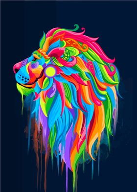 lion king pop art