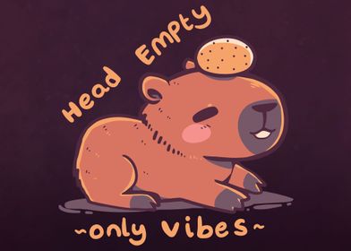 Head Empty Capybara