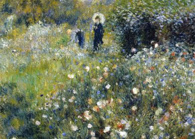 Woman with Parasol Renoir