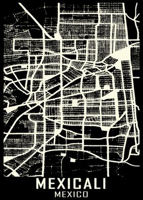 Mexicali Mexico City Map