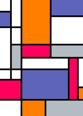 Mondrian Geometric Fake