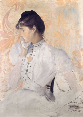 Portrait of Henriette 1886