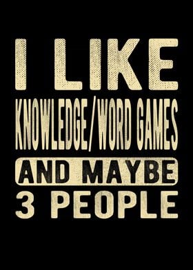 Knowledgeword games