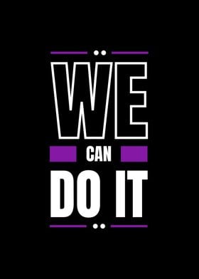 We can do it Poster