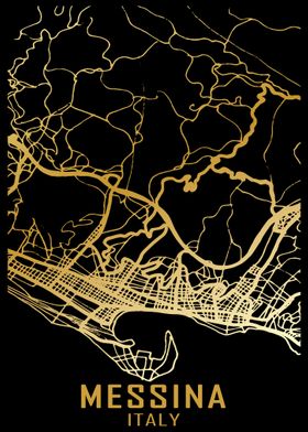 Messina Italy City Map