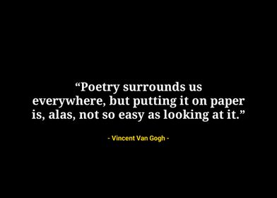 Vincent Van Gogh quotes 