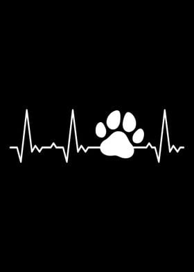 Heartbeat Dog Paw