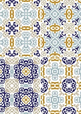 Mediterranean Blue Tile 01