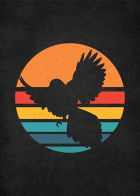 retro vintage eagle