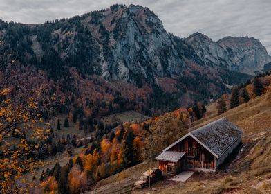 Autumn Barn