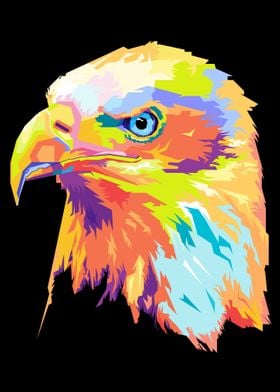 eagle pop art